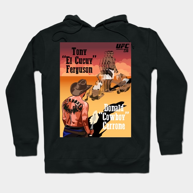 Donald Cerrone vs Tony Ferguson poster Hoodie by MiqayelHar